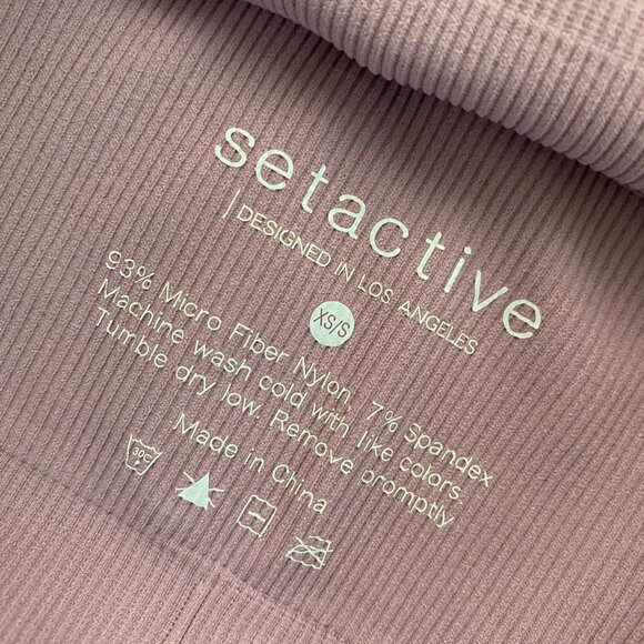 SET ACTIVE - Ribbed Sculptflex Racer Back Bra XS/S - Picture 3 of 3